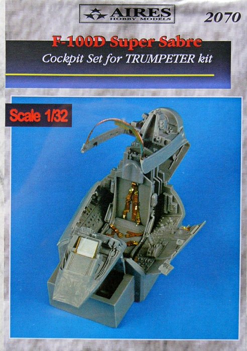 1/32 F-100D Super Sabre cockpit set  (TRUMP)
