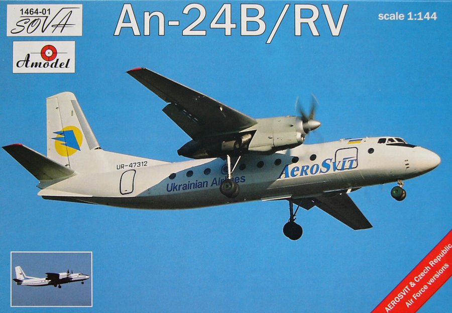 1/144 Antonov An-24B/RV (AeroSvit)
