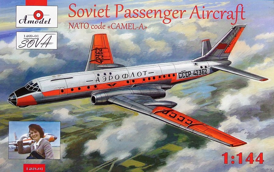 1/144 Tu-104A (Aeroflot, orange version)