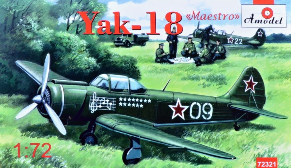 1/72 Yak-18 'Maestro' (1x camo version)