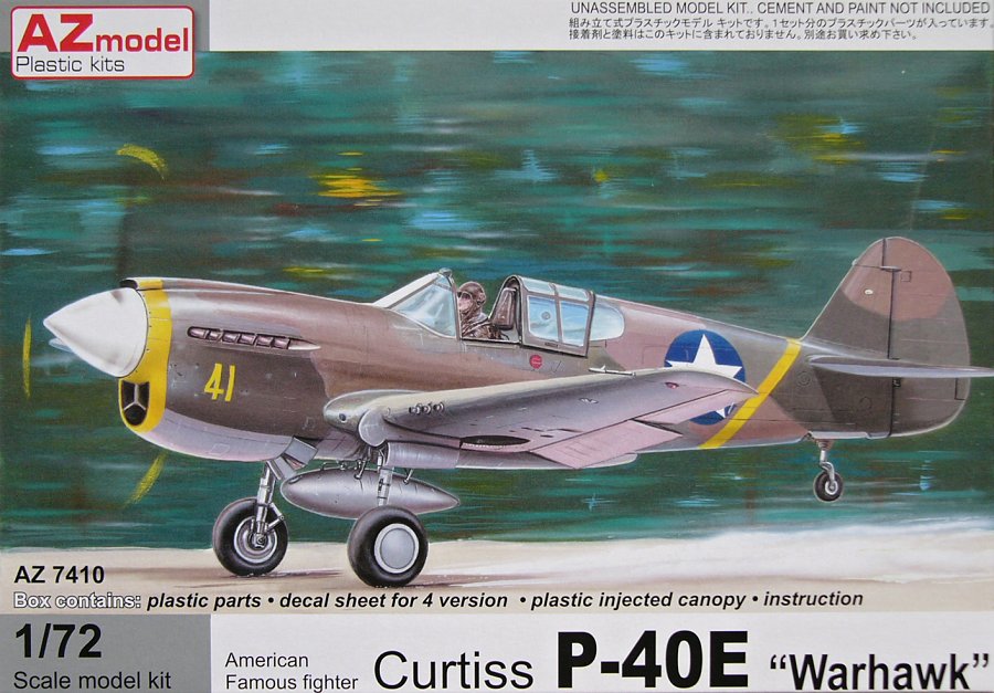 1/72 Curtiss P-40E Warhawk 'Over USA'