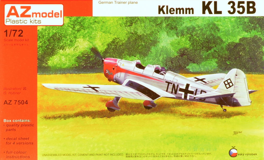 1/72 Klemm KL 35B German Trainer Plane