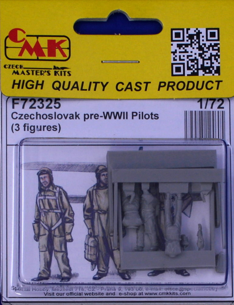 1/72 Czechoslovak pre-WWII Pilots (3 fig.)