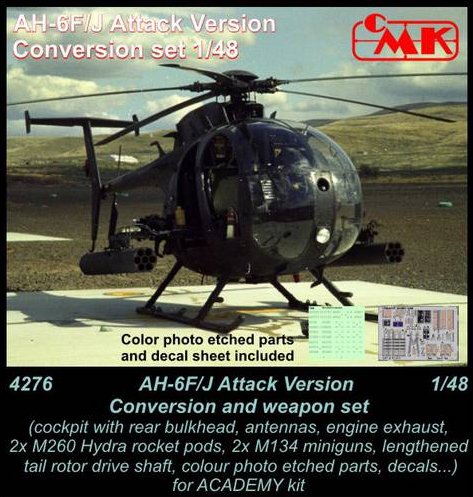1/48 AH-6F/J Little Bird (Attack) Conv.&Weapon Set