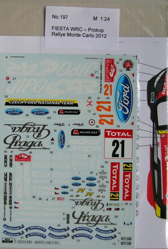 1/24 Ford Fiesta WRC (Rally Monte Carlo 2012)