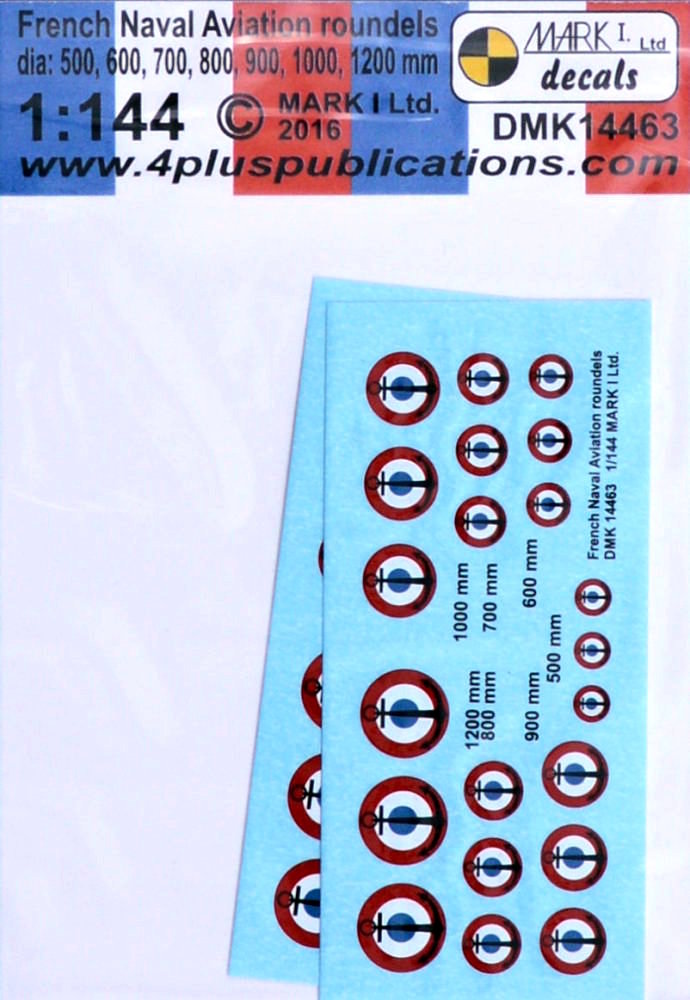 1/144 Decals French Naval Aviat. roundels (2 sets)