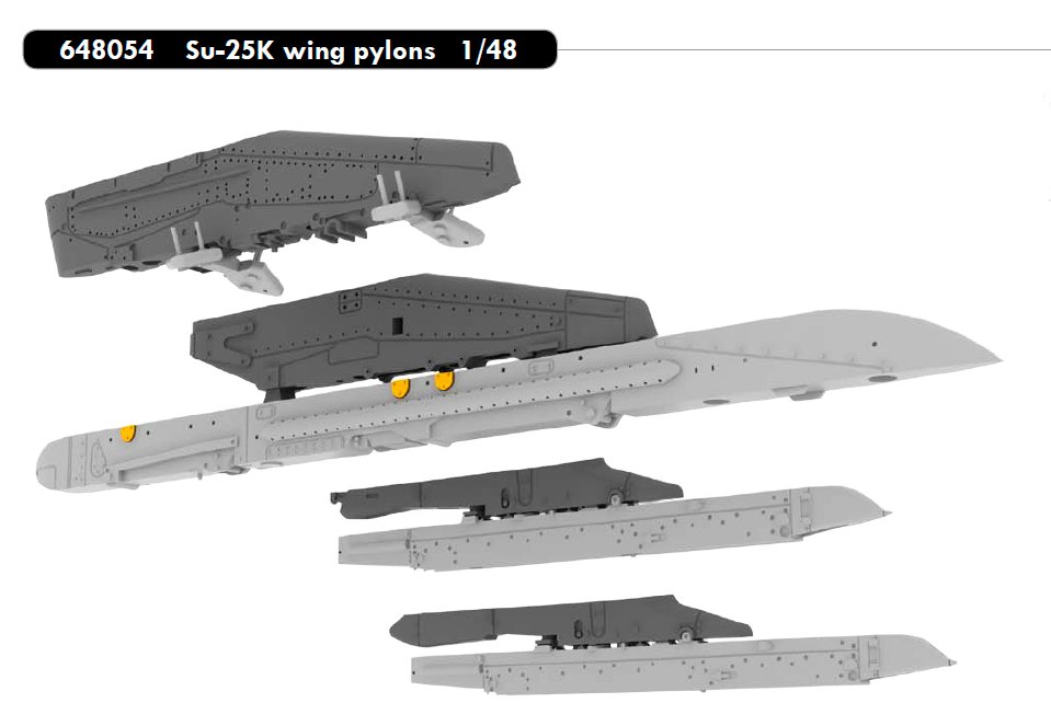BRASSIN 1/48 Su-25K wing pylons