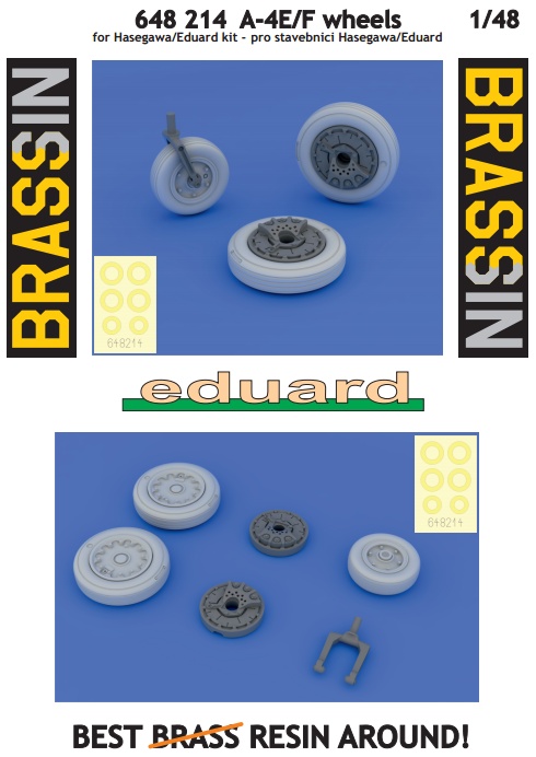BRASSIN 1/48 A-4E/F wheels (EDU/HAS)