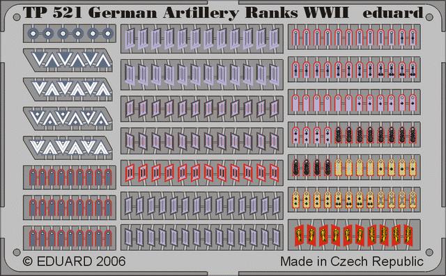 1/35 German Artillery Ranks WWII