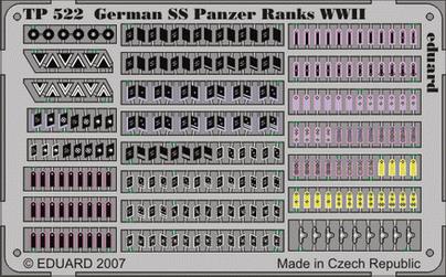 1/35 German SS Panzer Ranks WWII