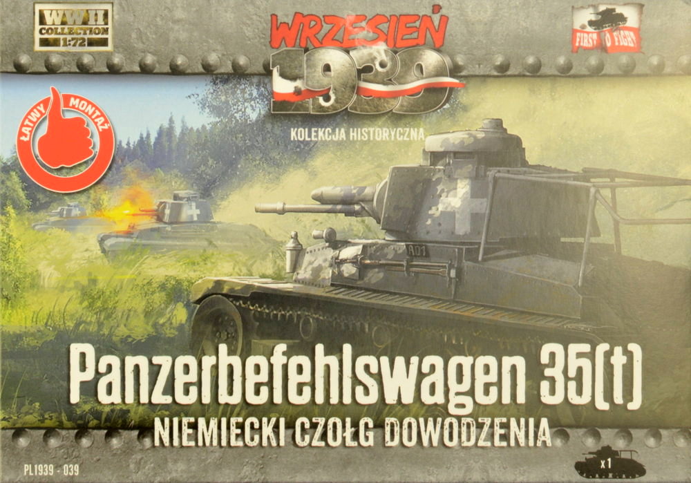1/72 Panzerbefehlswagen 35(t) German light tank