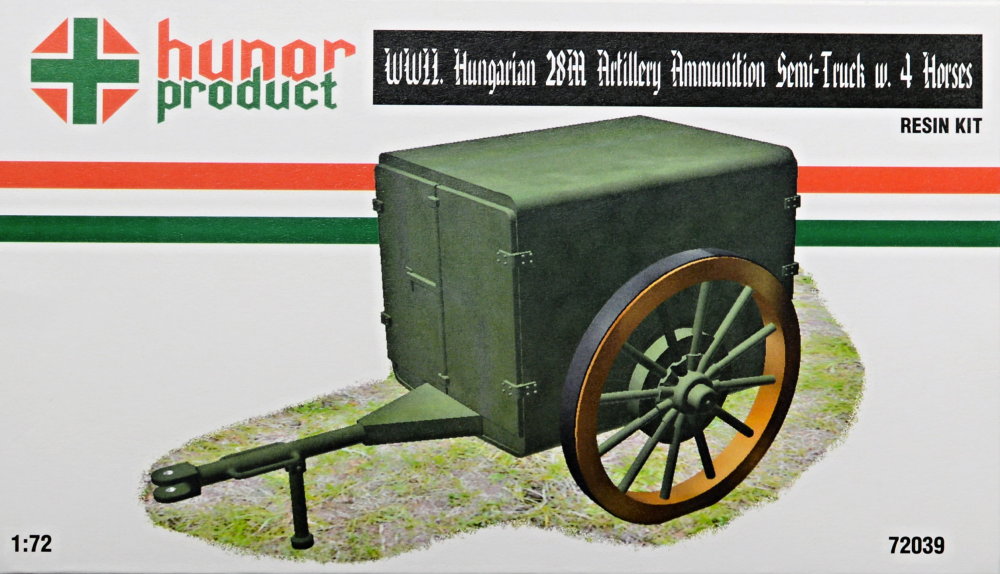 1/72 Hungarian 28M Artillery Ammo Semi-Truck WWII