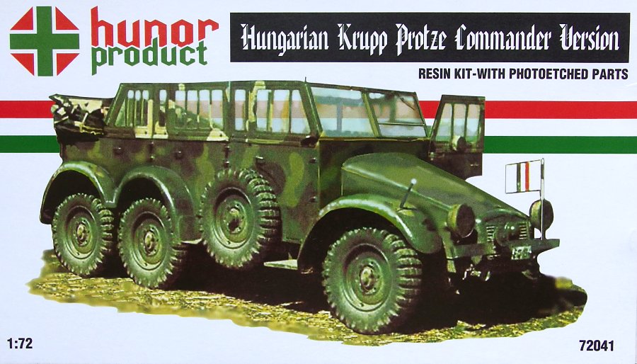 1/72 Krupp Protze Hungarian Commander Version