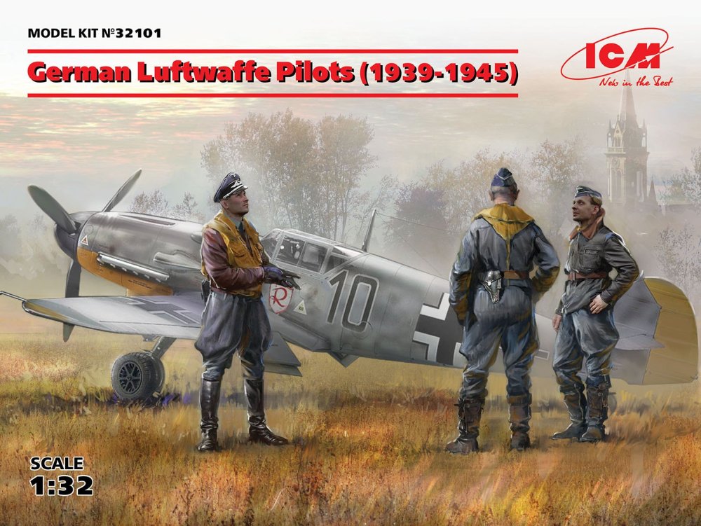 1/32 German Luftwaffe Pilots 1939-1945 (3 fig.)