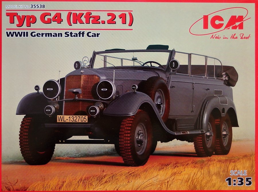 1/35 Typ G4 (Kfz.21) German WWII Staff Car