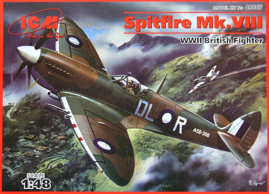 1/48 Spitfire Mk.VIII British WWII Fighter