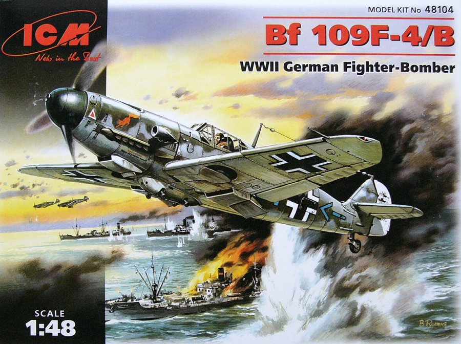 1/48 Messerschmitt Bf-109 F4/B Germ.Fighter-Bomber