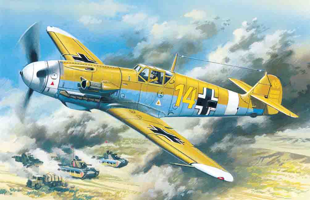 1/48 Bf-109F-4Z/Trop WWII German Fighter
