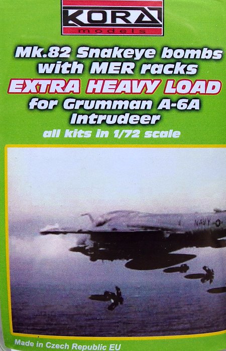 1/72 MER racks Mk.82 Snakeye bombs (A-6A Intruder)