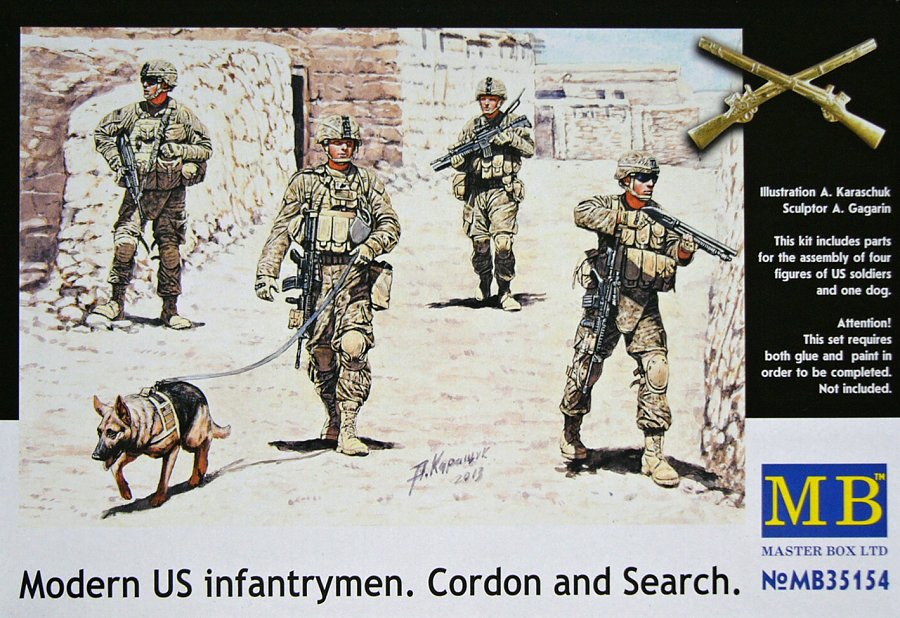 1/35 Modern US Infantrymen, Cordon&Search (5 fig.)