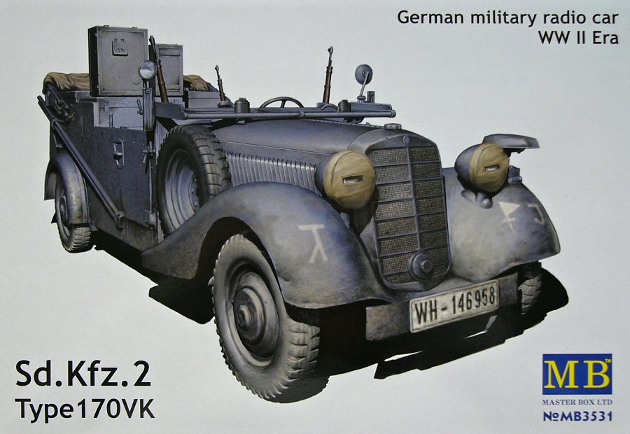 1/35 Sd.Kfz.2 Type 170 VK German WWII Radio Car