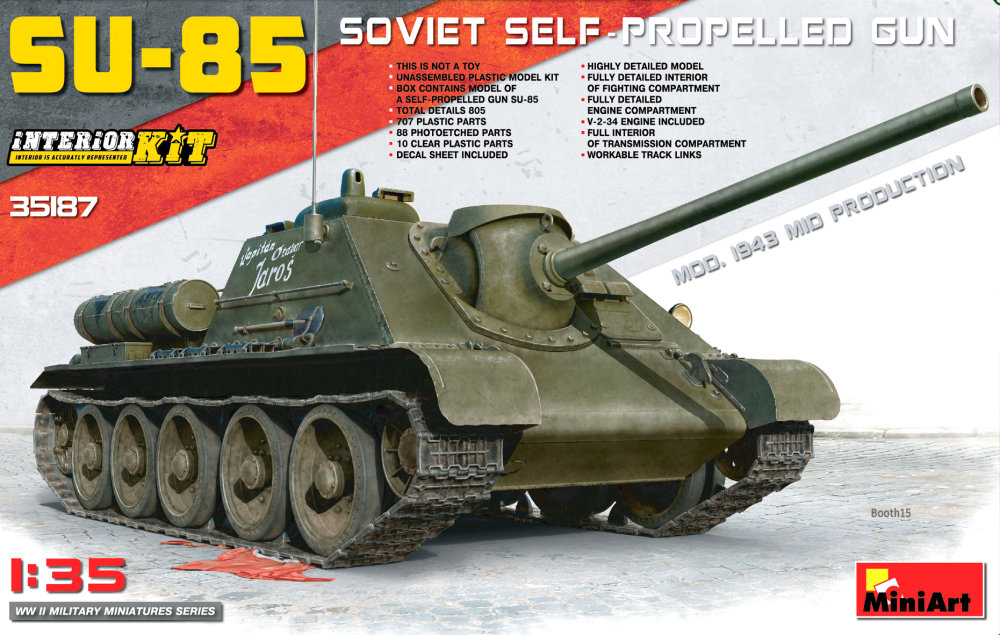 1/35 SU-85 Soviet SPG (incl. interior)