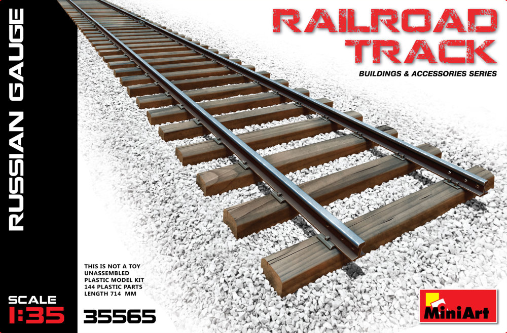 1/35 Railroad Track (Russian Gauge)