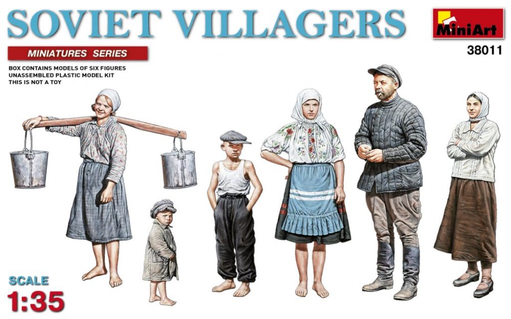 1/35 Soviet Villagers (6 fig.)