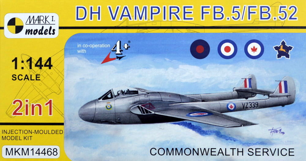 1/144 DH Vampire FB.5 'Commonwealth' (2-in-1)