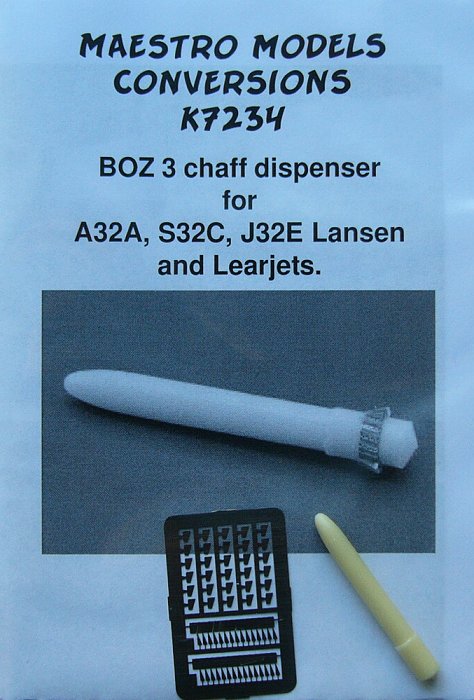 1/72 BOZ 3 chaff dispenser for Lansen & Learjet