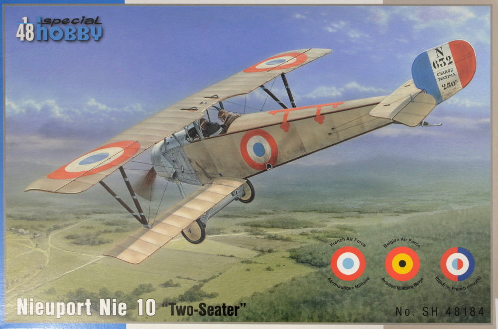 1/48 Nieuport Nie 10 Two-seater (3x camo)