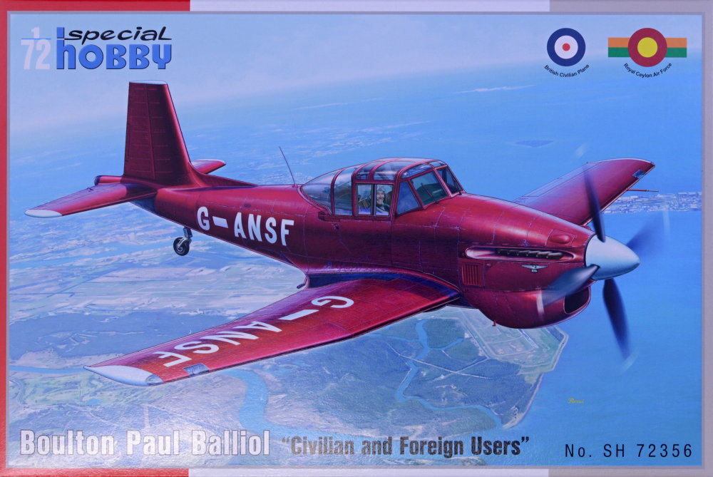1/72 Boulton Paul Balliol 'Civil & Foreign Users'