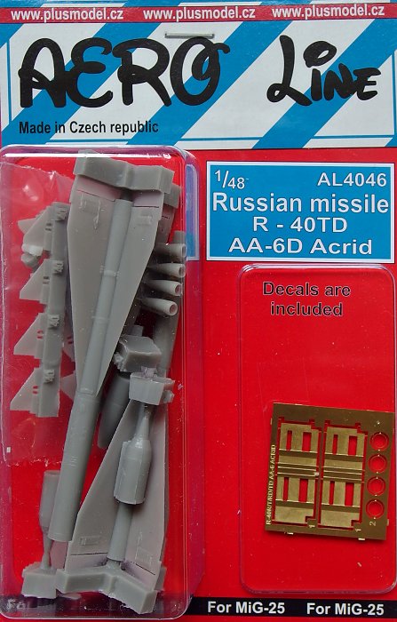 1/48 Russian missile R-40TD AA-6D Acrid