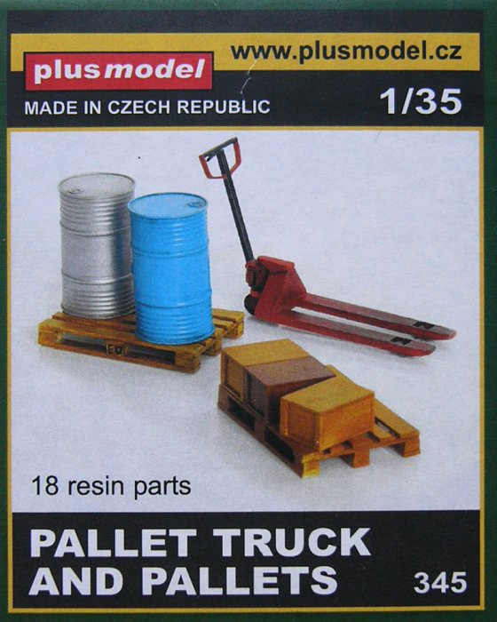 1/35 Pallet track (18 resin parts)