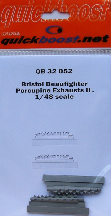 1/32 Bristol Bf porcupine exhausts II. (REV)