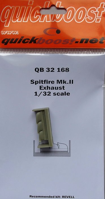 1/32 Spitfire Mk.II exhaust (REV)