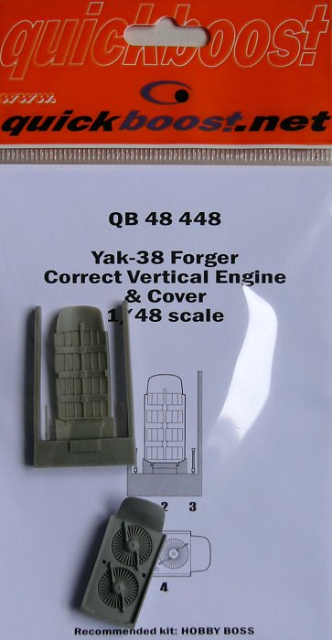 1/48 Yak-38 Forger correct vert.eng.&cover (HOBB)
