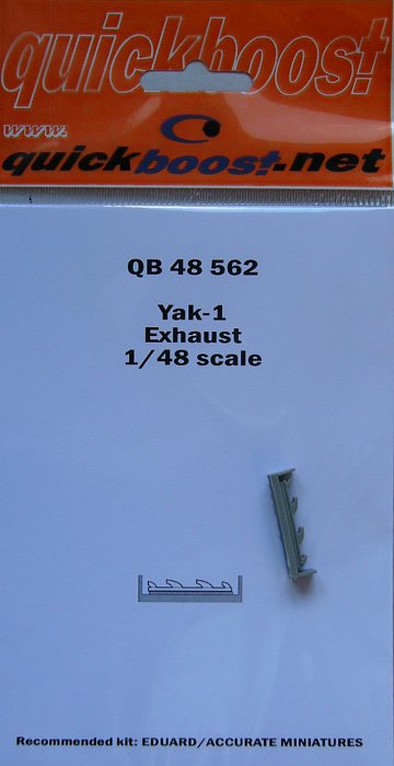 1/48 Yak-1 exhaust (EDU/ACCUR.MIN)