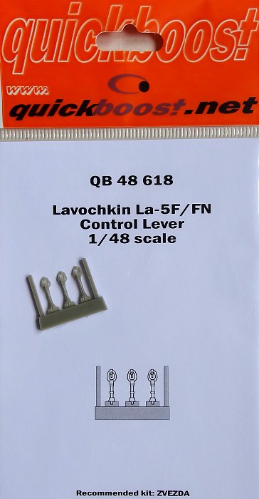 1/48 Lavochkin La-5F/FN control lever (ZVE)