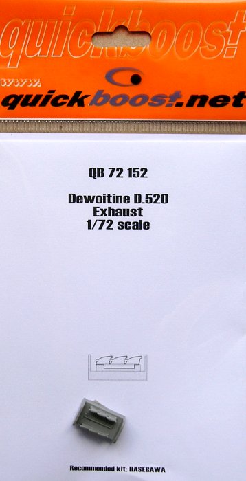1/72 Dewoitine D.520 exhaust   (HAS)