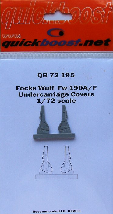 1/72 Fw 190A/F undercarriage covers (REV)