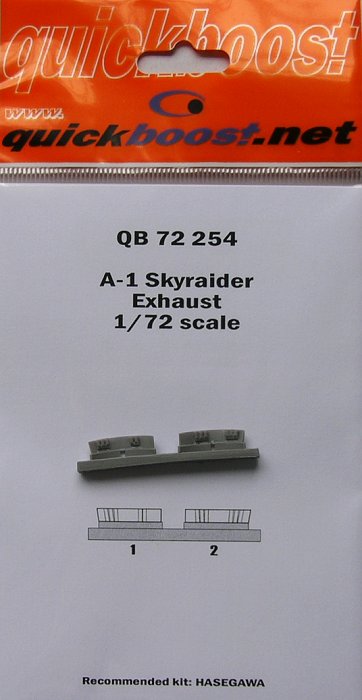 1/72 A-1 Skyraider exhaust  (HAS)