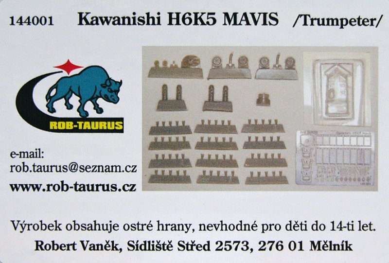 1/144 Kawanishi H6K5 Mavis - Detail set (TRUMP)