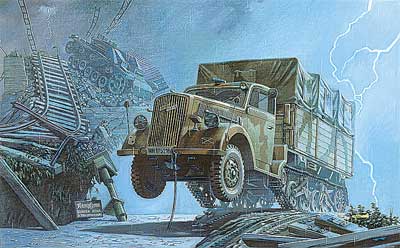 1/72 Opel Maultier (Sd.Kfz.3) WWII Germ.Semi-Truck