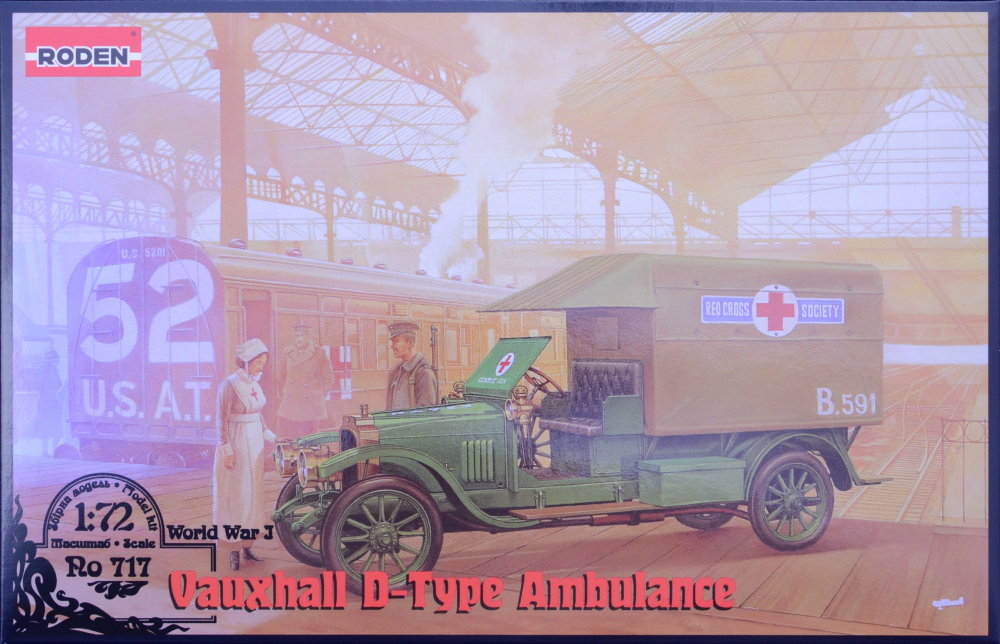 1/72 Vauxhall D-type Red Cross