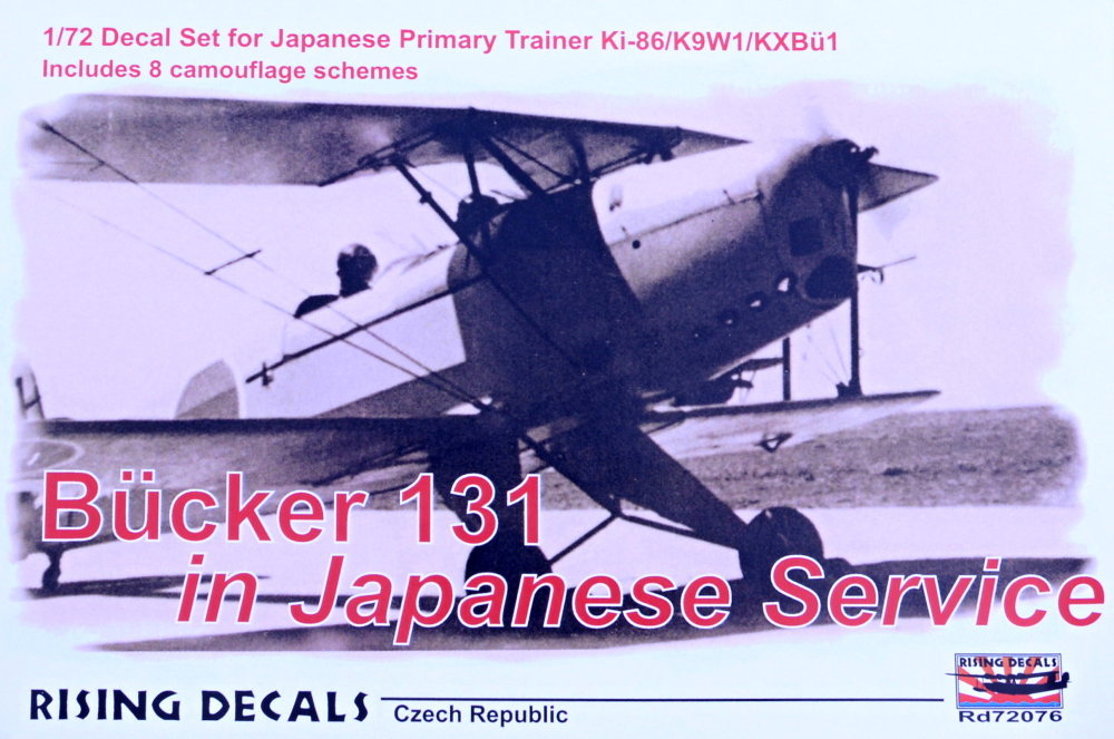 1/72 Bücker 131 in Japanese Service (8x camo)