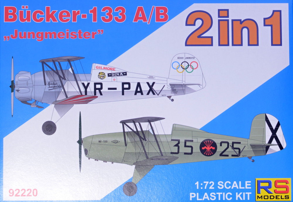 1/72 Bü-133 A/B 'Jungmeister' 1937-1940 (2-in-1)