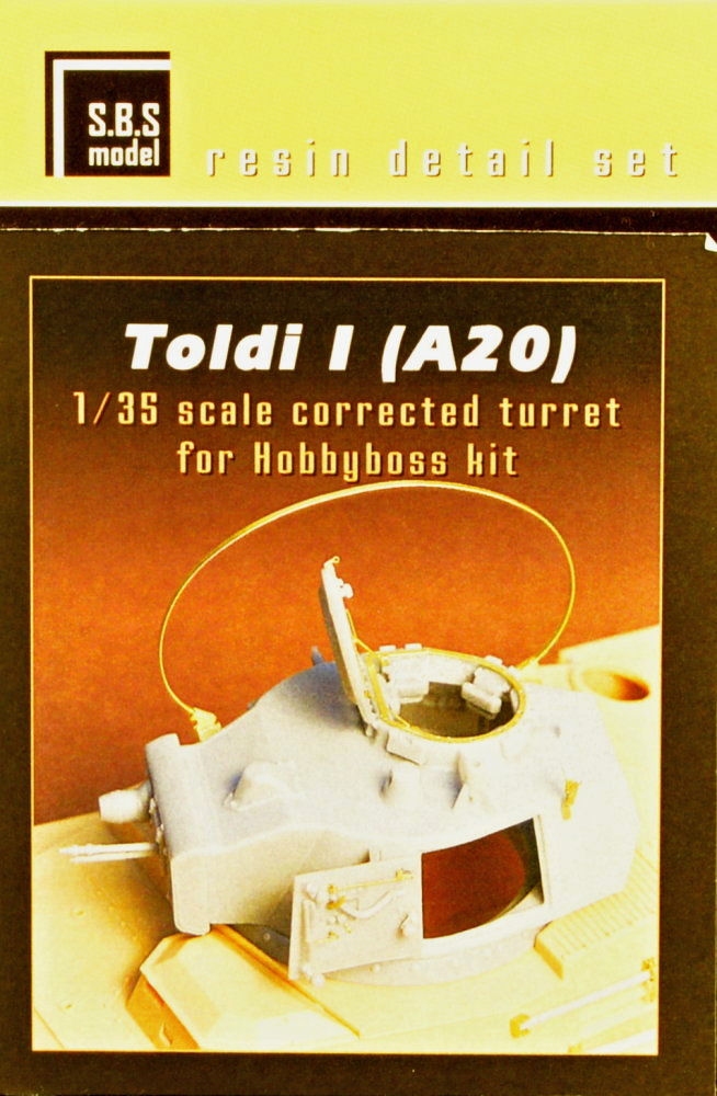1/35 Toldi I (A20) corrected turret (HOBBYB)