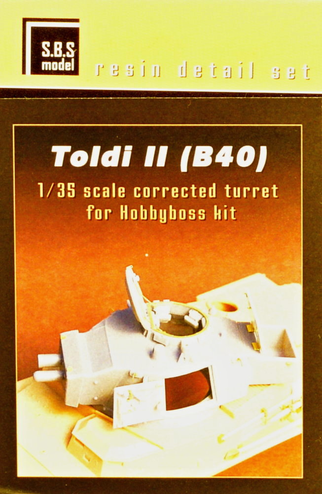1/35 Toldi II (B40) corrected turret (HOBBYB)
