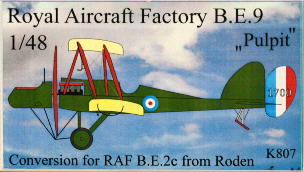 1/48 RAF B.E.9 'Pulpit' Conv.set (RODEN)